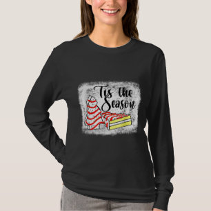 T-shirt Little Tis' Season Christmas Tree Cakes Debbie