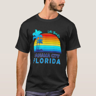 T-shirt Little Torch Key Panama City Floride Retro Beach S