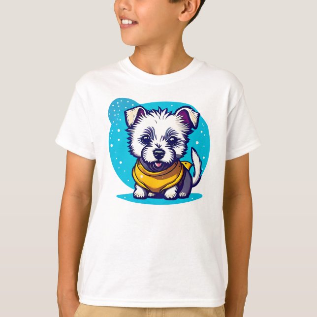 T-shirt Little Westie (Devant)
