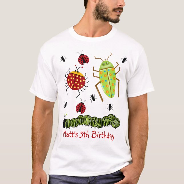 T-shirt Littlebeane branche la fourmi sur table d'écoute (Devant)