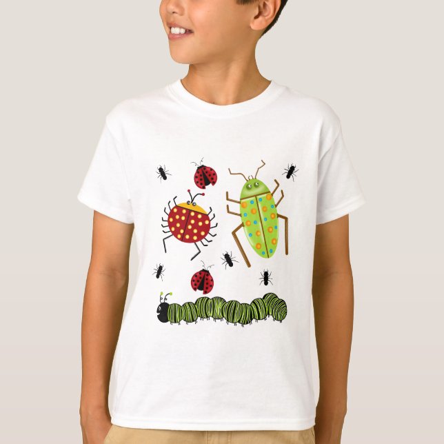 T-shirt Littlebeane branche la fourmi sur table d'écoute (Devant)