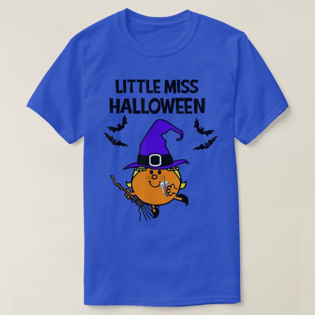T-shirt LittleMiss Halloween, Funny Cute Little Witch on B (Design devant)
