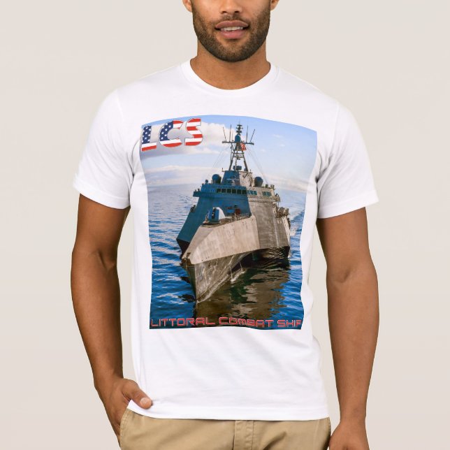 T-SHIRT LITTORAL COMBAT SHIP – LCS (Devant)