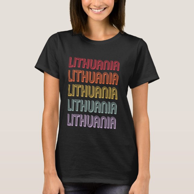 T-shirt Lituanie (Devant)
