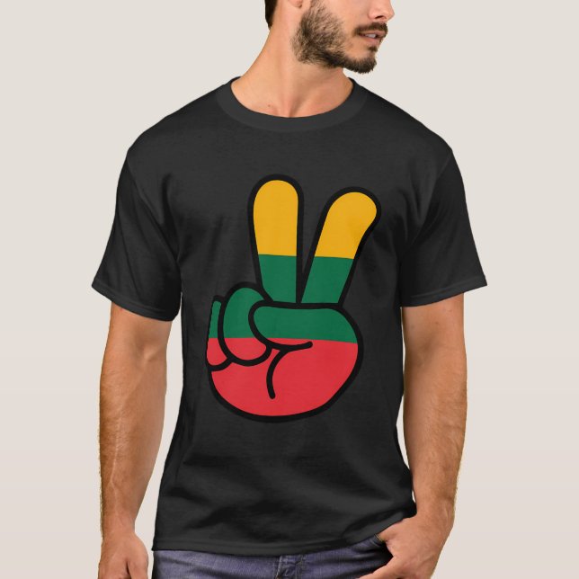 T-shirt Lituanie Drapeau (Devant)