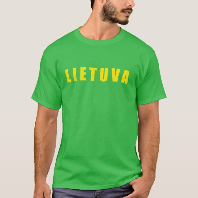 T-shirt Lituanie Lietuva (Devant)