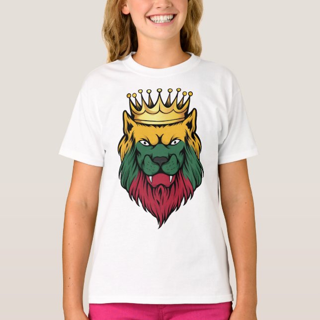 T-shirt Lituanie Lion King (Devant)