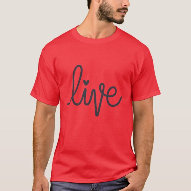 T-shirt Live (Devant)