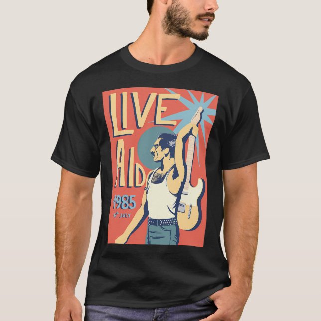 T-shirt Live Aid 1985 Classic (Devant)