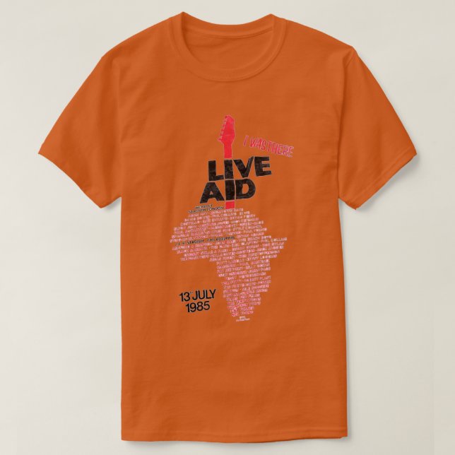 T-shirt Live Aid 2 (Design devant)