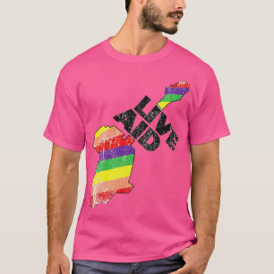 T-Shirt Live Aid Rétro Concert 1985 (Arc-en-ciel)