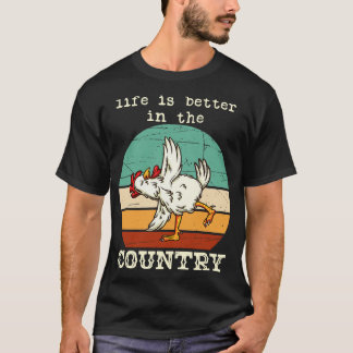 T-shirt Live est meilleur dans Country 2