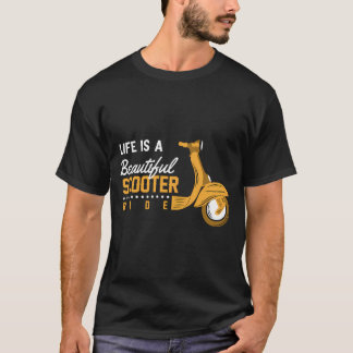 T-shirt Live Est Une Belle Balade En Scooter