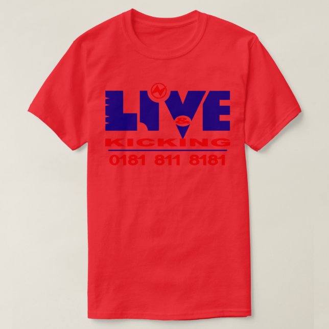 T-shirt Live et Kicking British TV (Design devant)