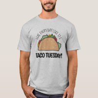 Live Every Day Like It's Taco Tuesday Fun Citation