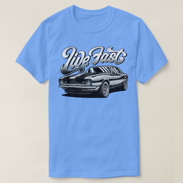 T-SHIRT LIVE FAST 2 (Design devant)