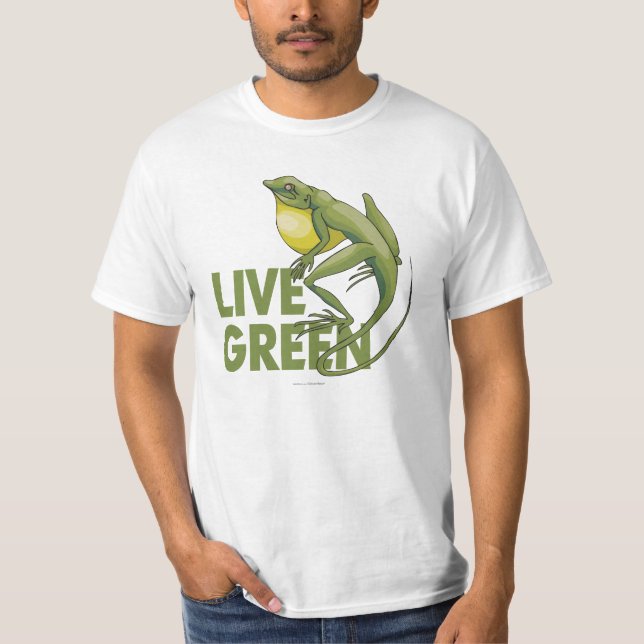 T-shirt Live Green (Devant)
