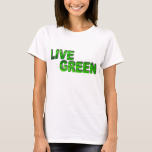 T-shirt Live Green