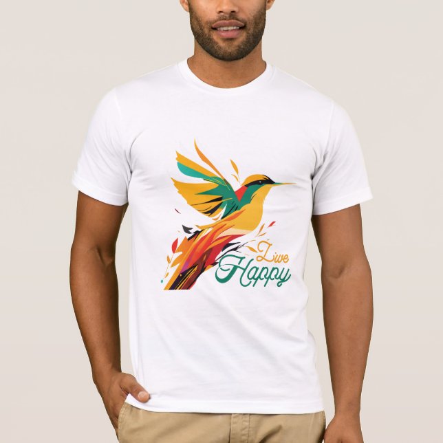 T-shirt Live Happy (Devant)