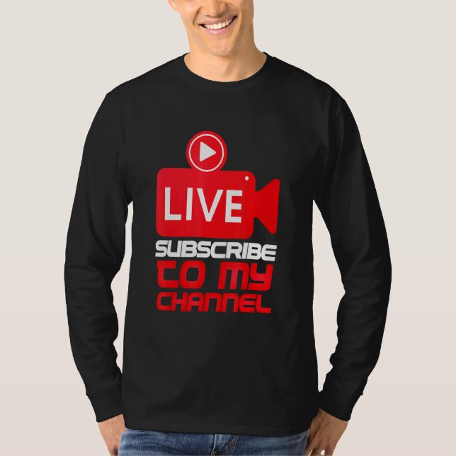 T-shirt Live Irl Streaming Streamer Créateur Blogger 1 (Devant)