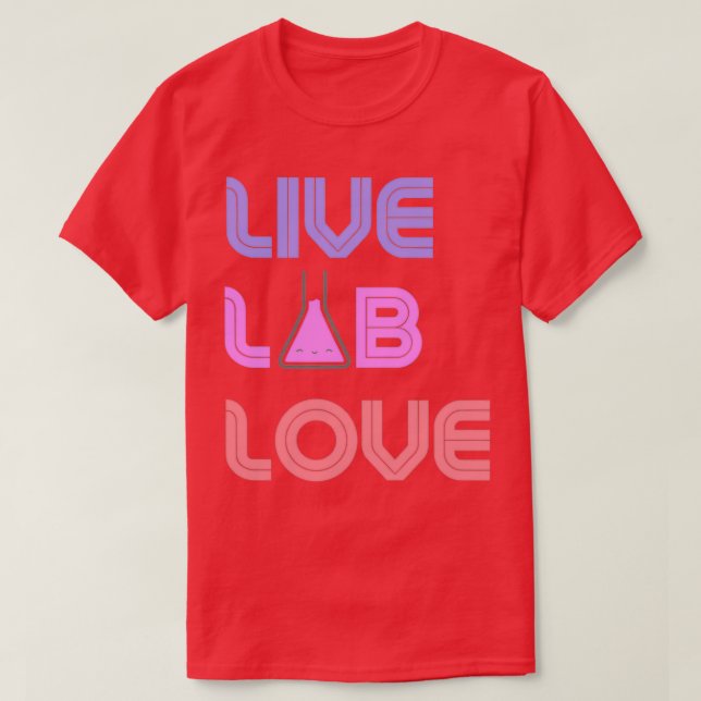T-shirt Live LAB Love 1 (Design devant)