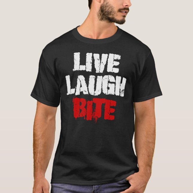 T-shirt Live Lauder Bite Malinois Dutch Shepherd German Sh (Devant)