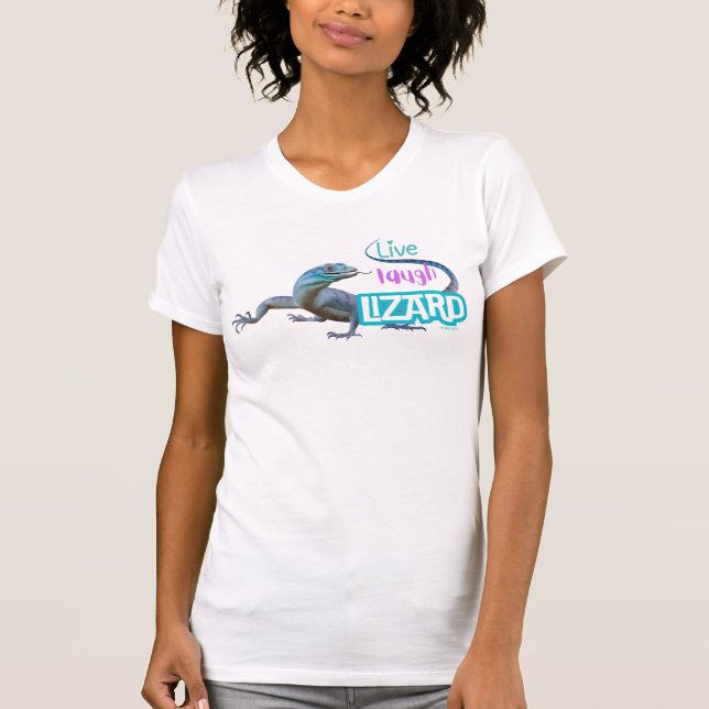 T-shirt Live Laugh Lizard (Devant)
