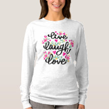 "Live, Laugh, Love", une chemise graphique pour ad