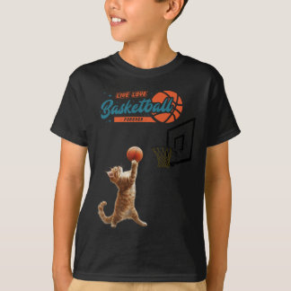T-shirt Live Love Basketball Forever
