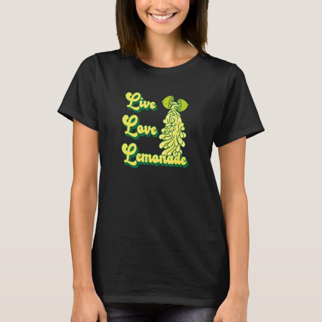 T-shirt Live Love Lemonade pour un Stand Boss Lemonade (Devant)