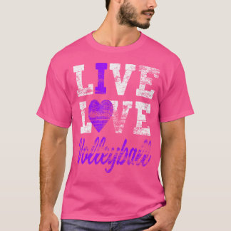 T-shirt Live Love Volleyball filles Volleyball