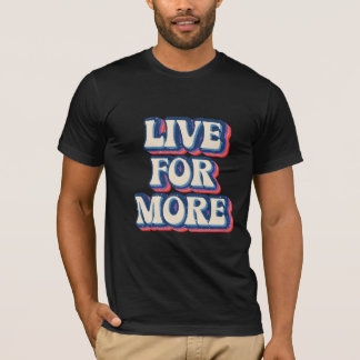T-shirt Live Pour Un Style Plus Rétro