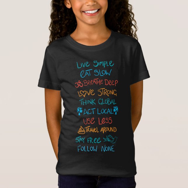 T-Shirt Live Simple 2 (Devant)