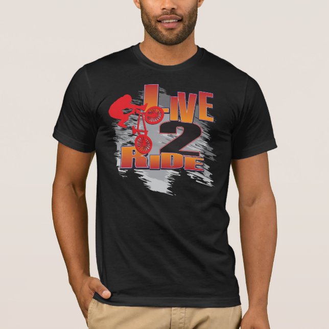 T-shirt Live to Ride (Devant)