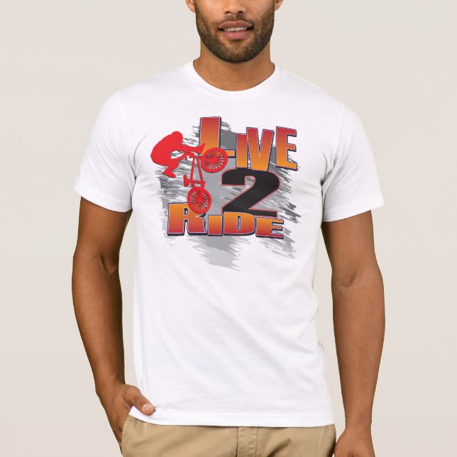 T-shirt Live to Ride (Devant)