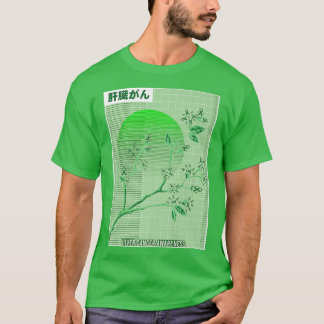 T-shirt Liver Cancer Awareness Sakura Cherry Blossom