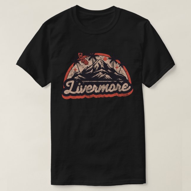 T-shirt Livermore, Californie (Design devant)
