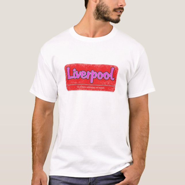 T-shirt Liverpool City en Angleterre (Devant)