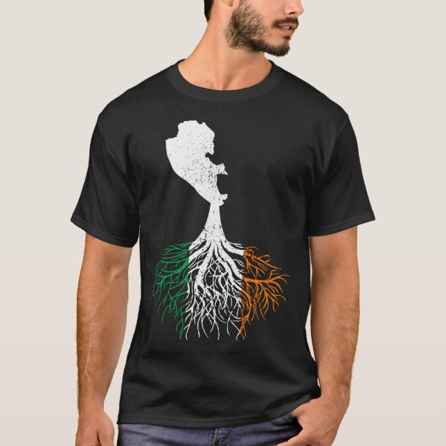 T-shirt Liverpool UK City Irish Roots St Patrick Day (Devant)