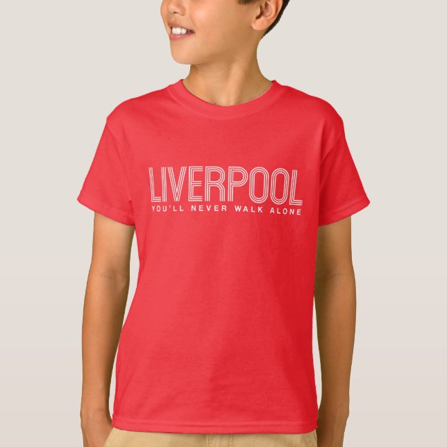 T-shirt Liverpool YNWA Kid Red (Devant)