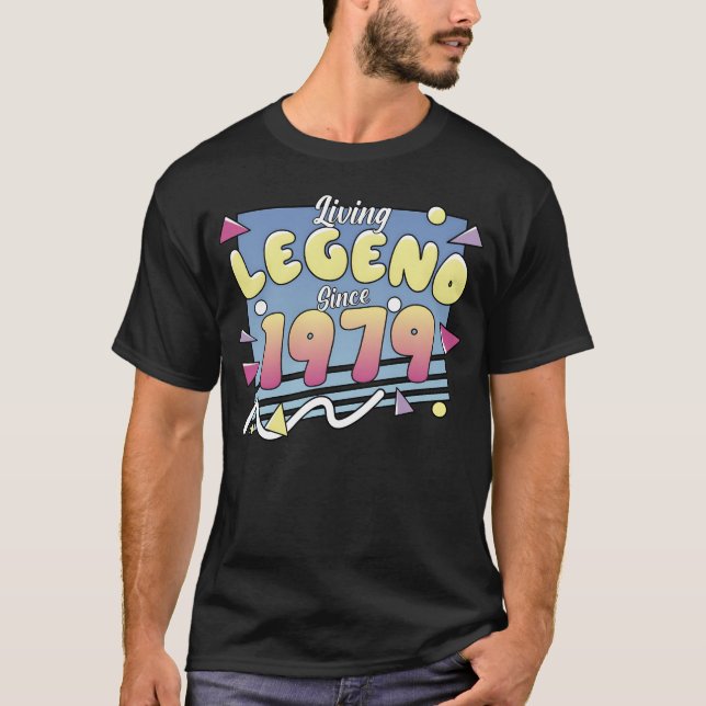 T-shirt Living Legend Since 1979 80shemed Birthday gift (Devant)