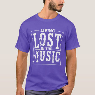 T-shirt Living Lost Inhe Music Producteur de musique garço