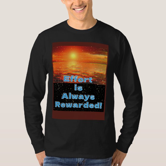 T-shirt Living the Dream  Sunset Ocean Graphic Print (Devant)