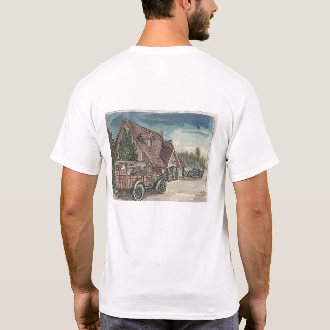 T-shirt Livraison de chalets (Dos)