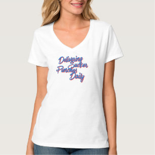 T-shirt Livraison de coups de poing V neck