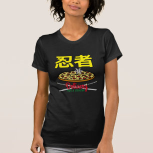 T-shirt livraison de pizza Ninja