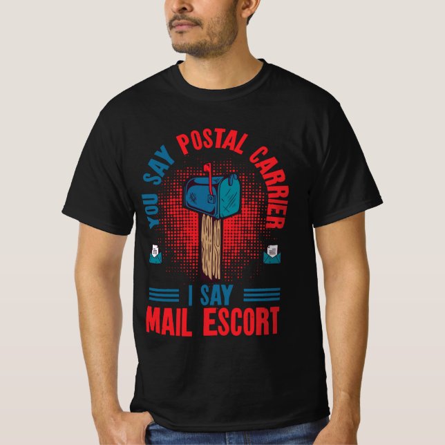 T-shirt Livraison par courrier postal (Devant)