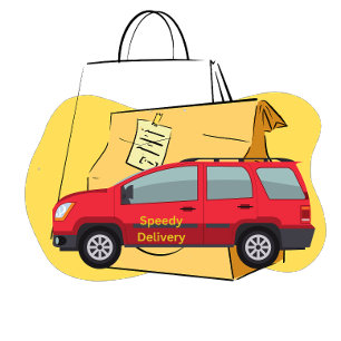 T-shirt Livraison rapide Livraison des pilotes en cours