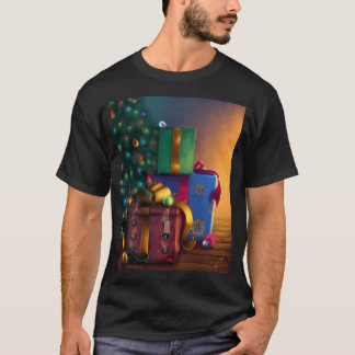 T-shirt Livraison Spéciale - Dragon In Christmas Present U