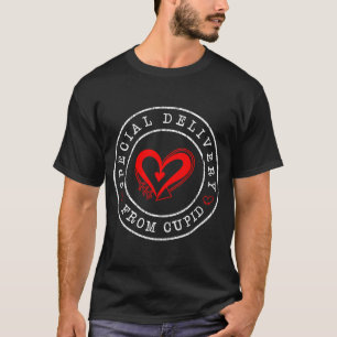 T-shirt Livraison spéciale du Coeur Cupid Le relatif de Sa